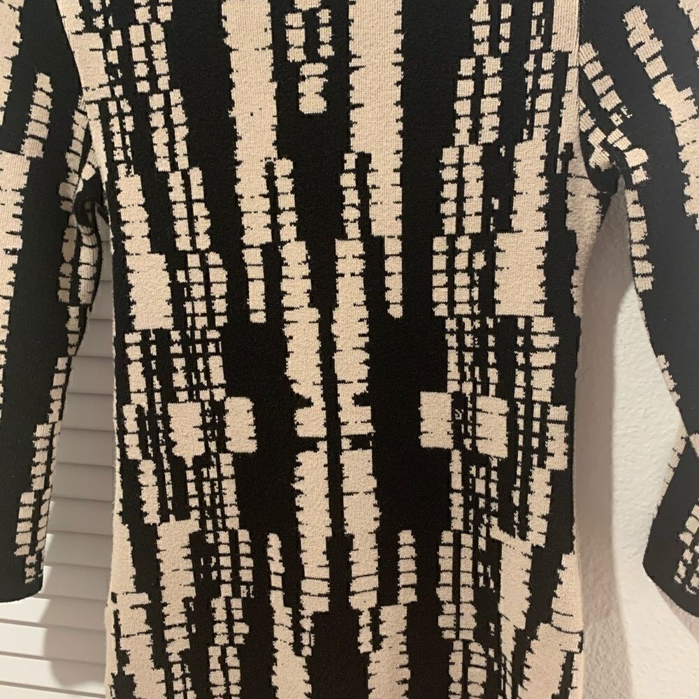 Forever 21 Black Cream Knit sweater Cocktail Dress - Picture 2 of 3